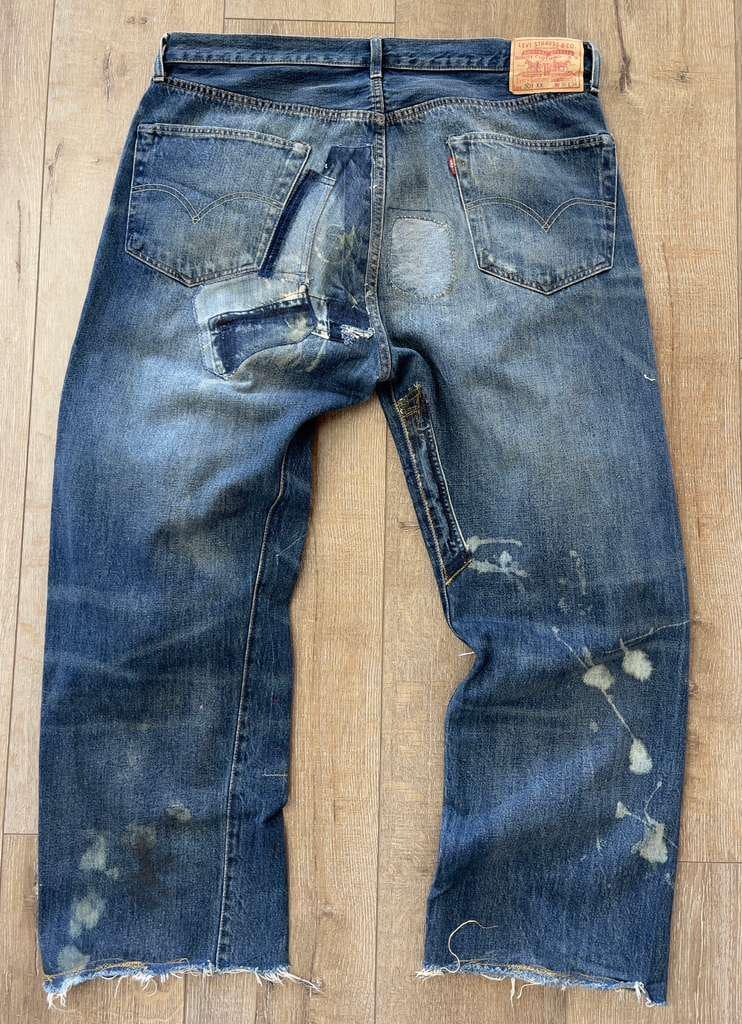 W37 L27.25 — LVC 50's 501 XX Jeans — Redline Selvedge Dark Indigo