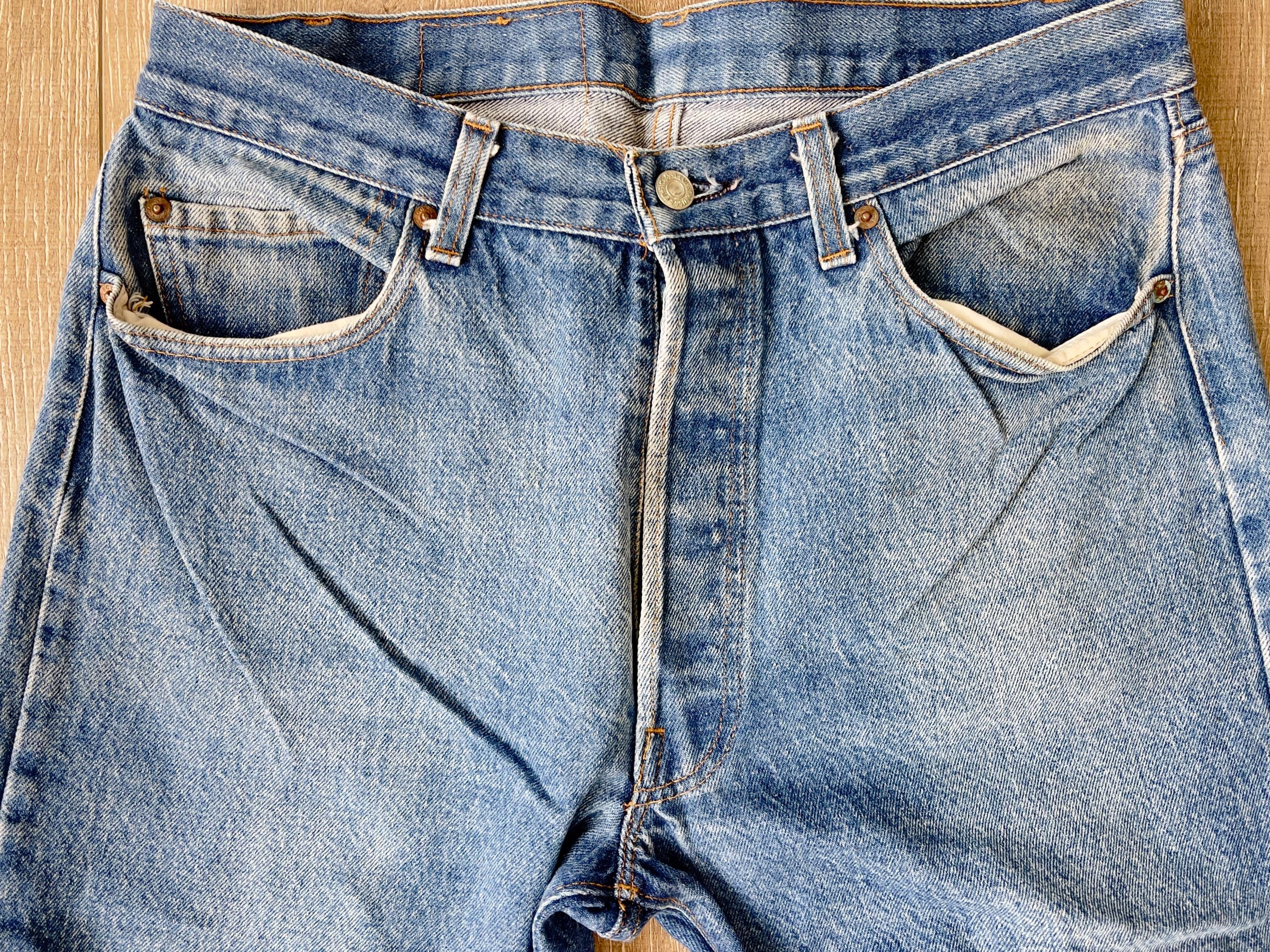 W33 L30.25 — vintage Levi's 501 Jeans — 1980s, Non-selvedge