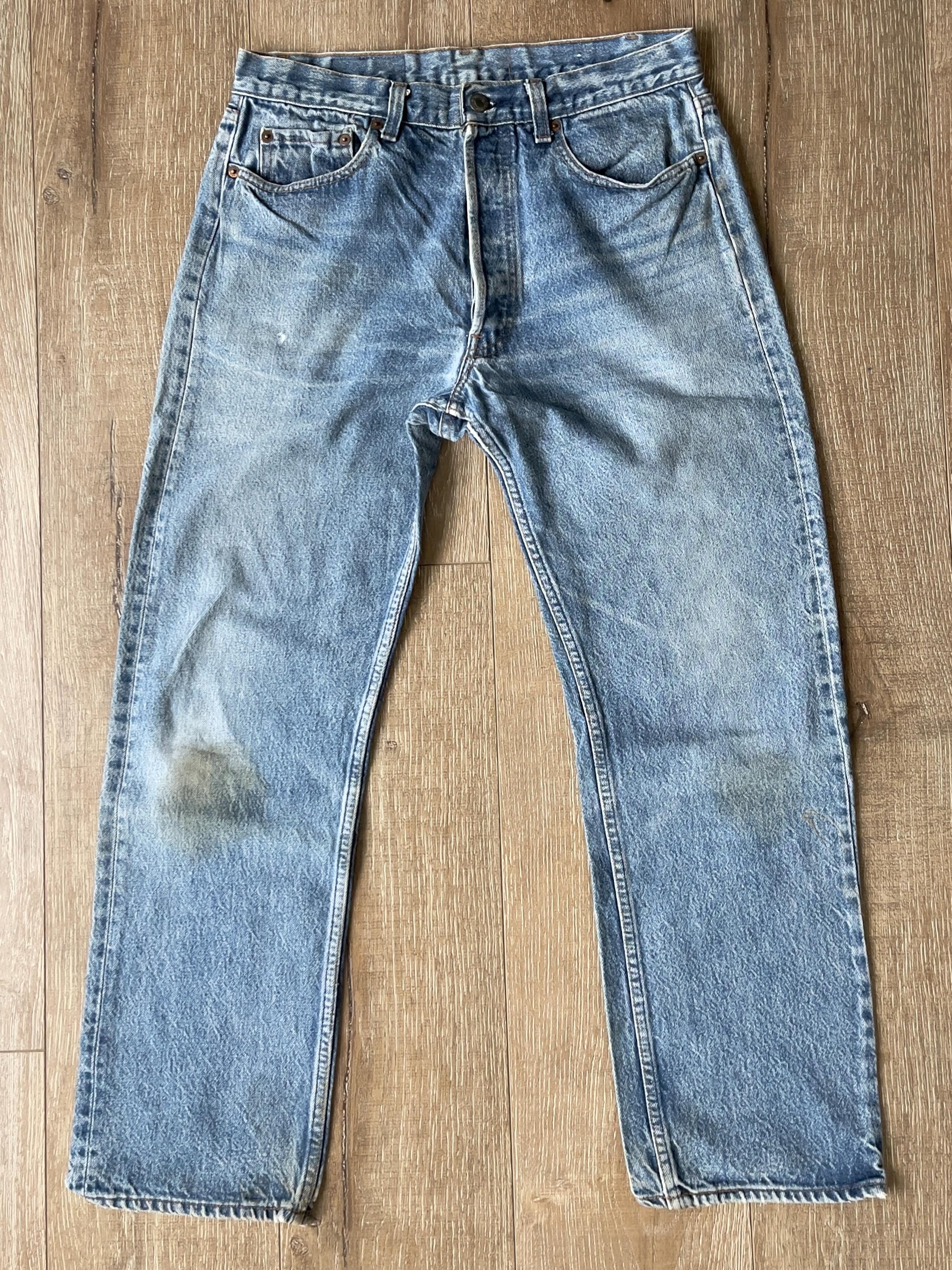 W31 L27.5 — vintage Levi's 501 Jeans Men — 1980s, #501 Rivet