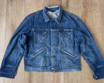 Vintage '60s '70s Maverick BLUE BELL Denim Jacket | Soft All