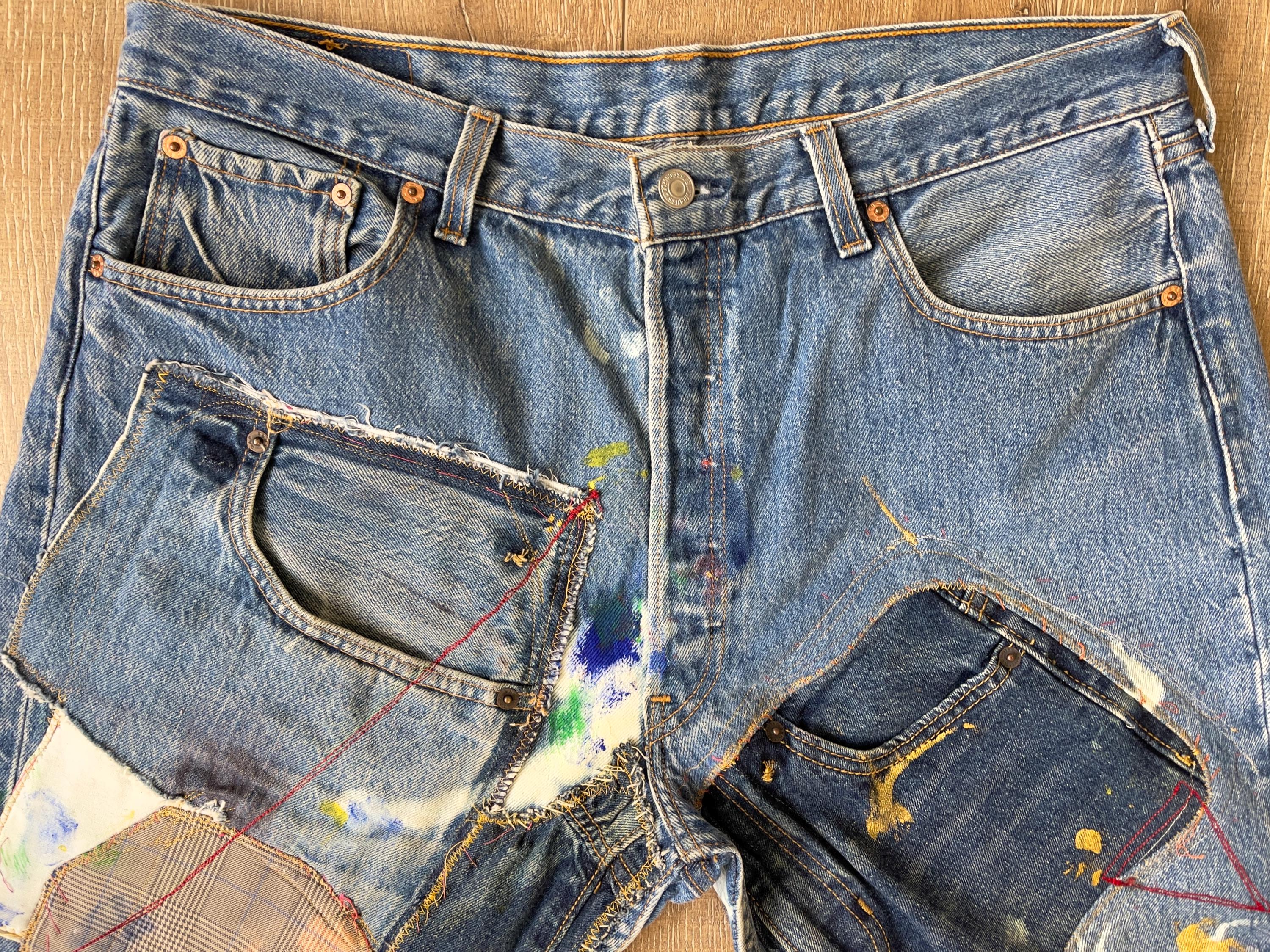 W37 L29.25 — vintage 501 Jeans Men — 1996, #653 Rivet
