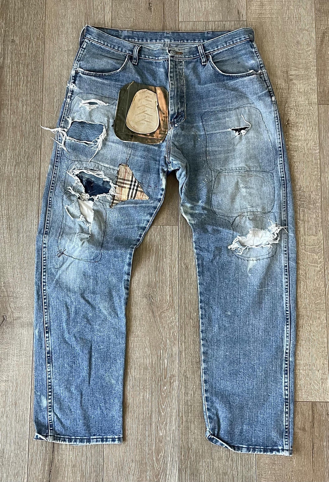 Britannia Jeans — Distressed Cut, Patchwork, & Custom Designs Denim ...