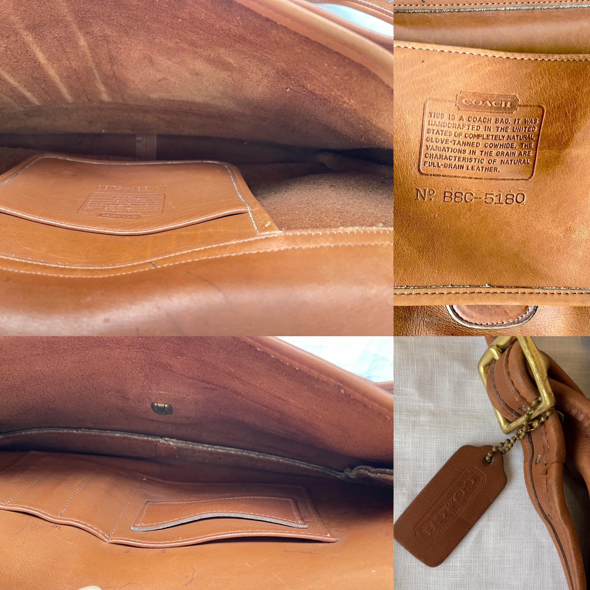 Vintage Coach Briefcase — B8C-5180, Glove Tanned Cowhide Leather
