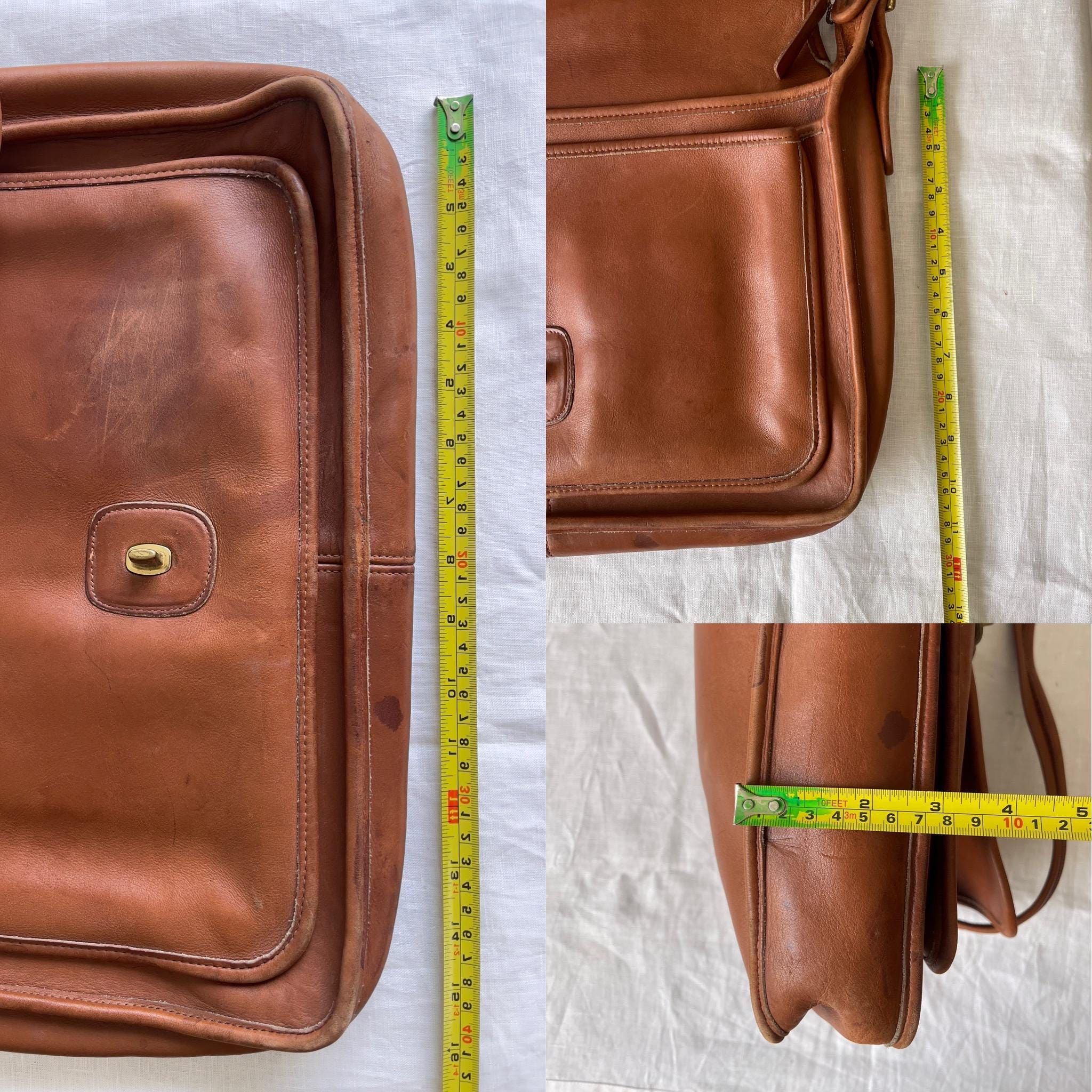 Vintage Coach Briefcase — B8C-5180, Glove Tanned Cowhide Leather 