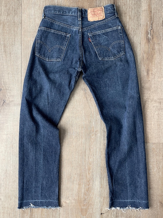 W28 L28 — Vintage Levi's 501 Jeans Men — 1982, #653 Rivet, Medium