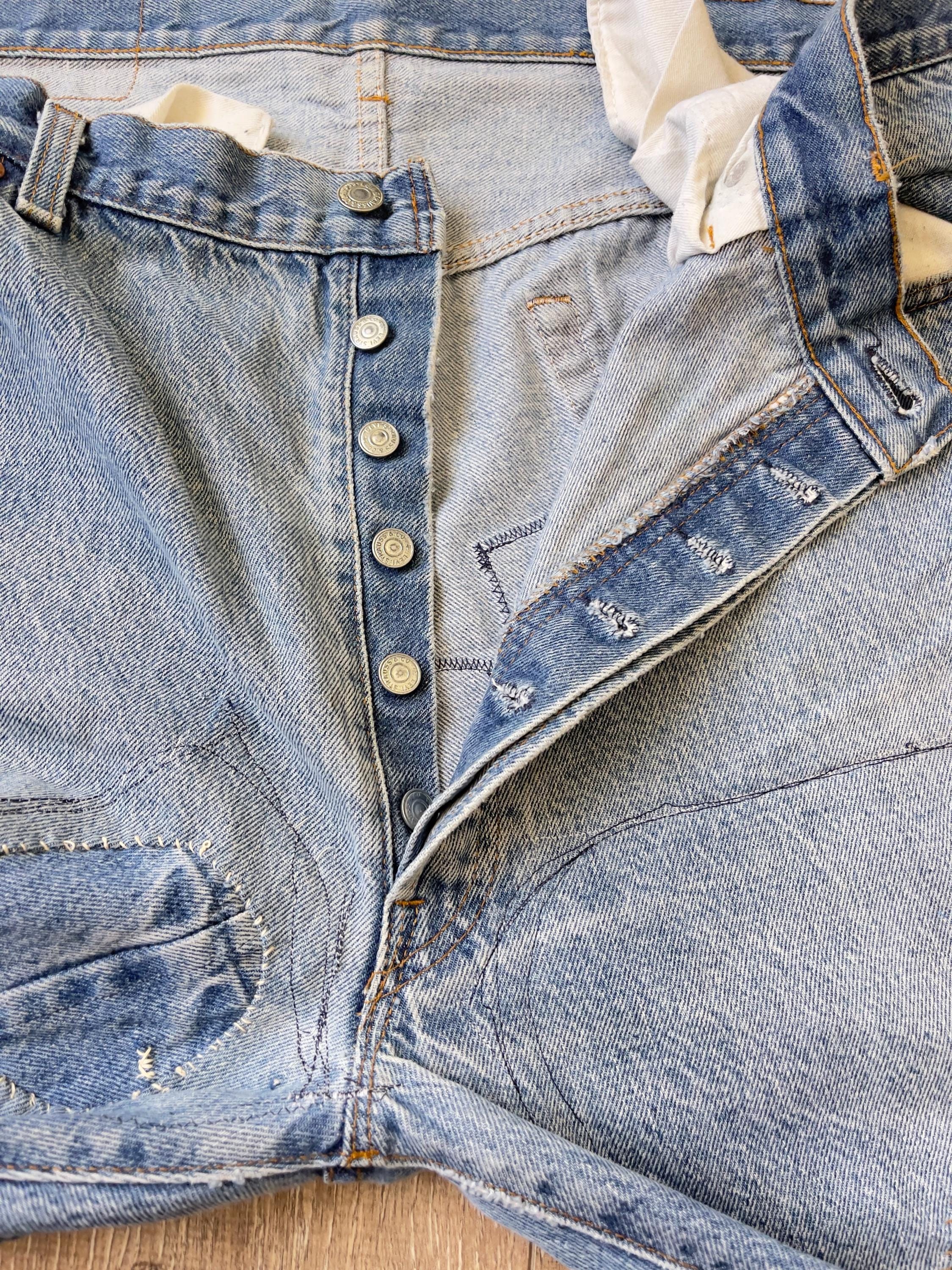 80s LEVI'S 501 crash w38 90s USA製 Levi'sリーバイス 501 デニム