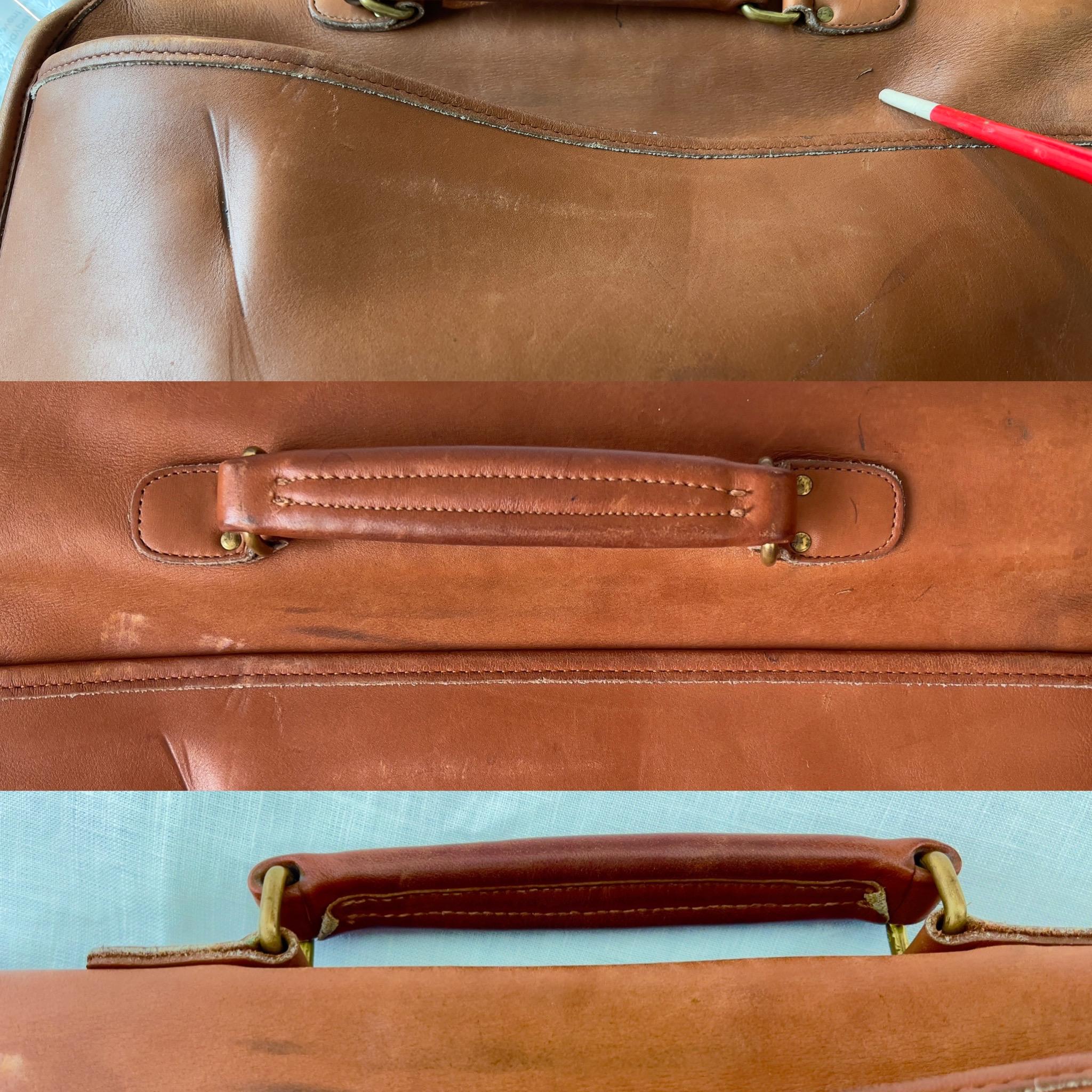 Vintage Coach Briefcase — B8C-5180, Glove Tanned Cowhide Leather 