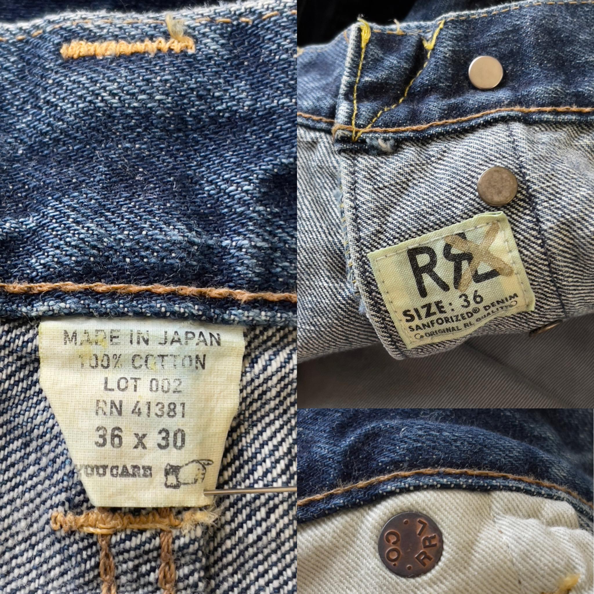 W36 L29.5 — Polo Ralph Lauren RRL Jeans Men — Dark Indigo, Blue