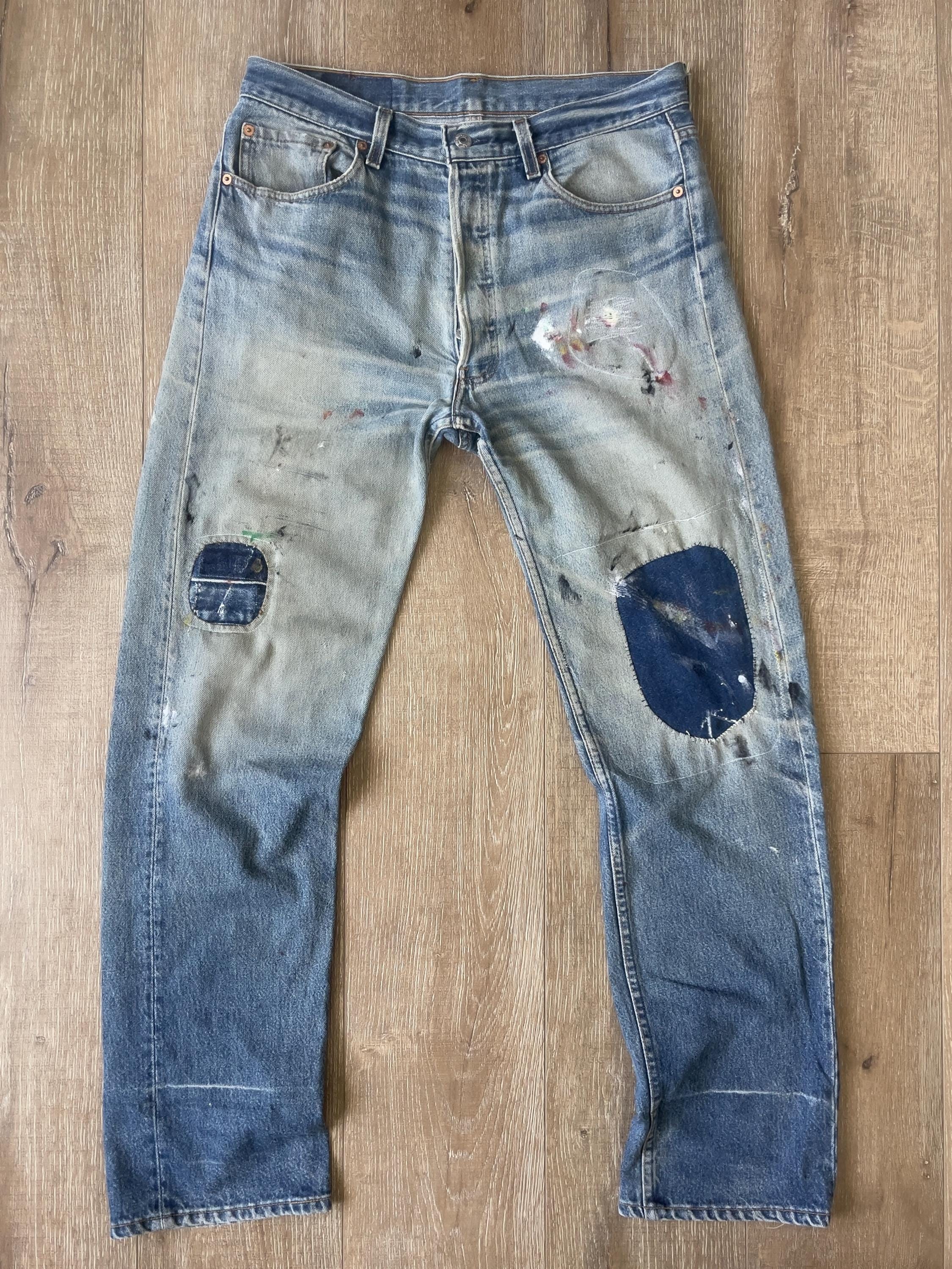 W34 L32 — Vintage Levi's 501xx Jeans Men — 1993, #552 Rivets