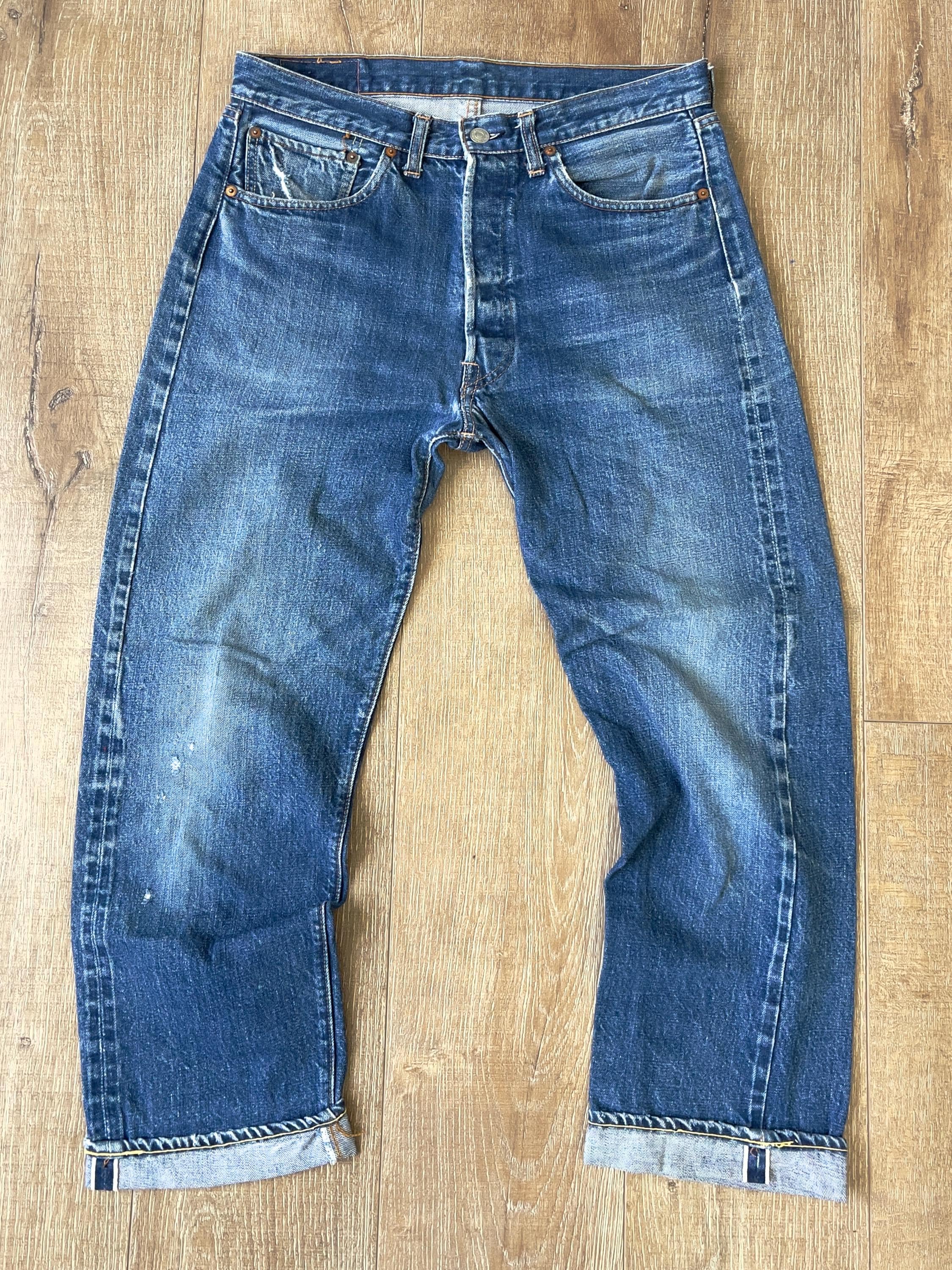 パンツ 60s vintage levis 501E bigE a type original 1960s big E VTG levi's 501 selvedge denim 30 x 29