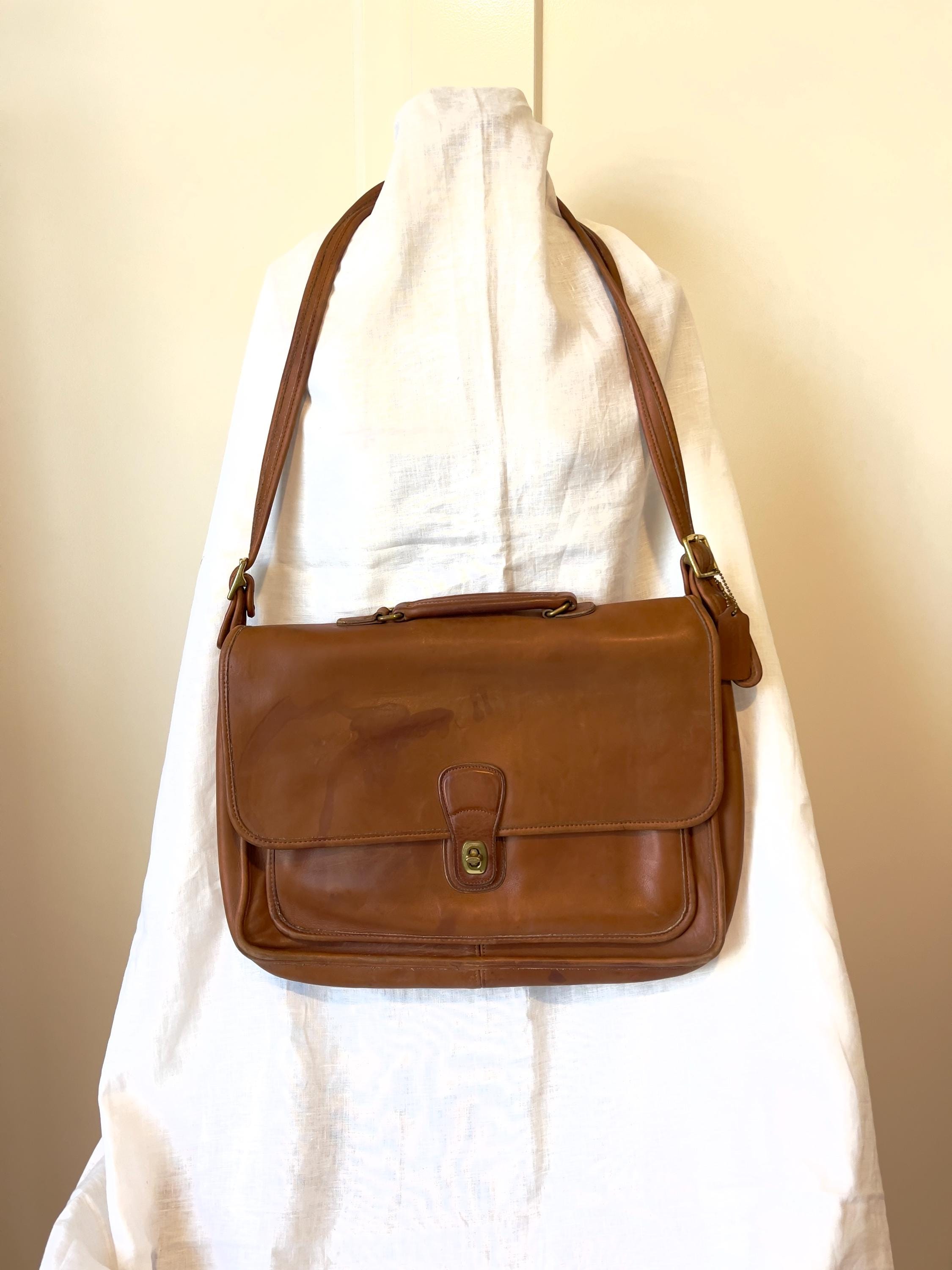 COACH メトロポリタン ブリーフケース 5180 レザー ブラウン COACH 5180 Metropolitan Briefcase 2000'S NOS 本革 | 東京