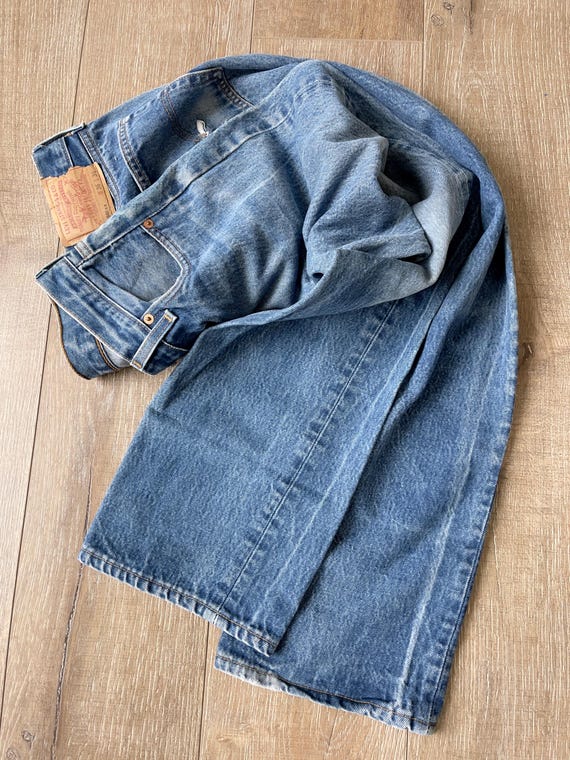 LEVI'S 501（W34 L32） Levi's 501 Original size W34 L32 Men's Blue Straight Leg