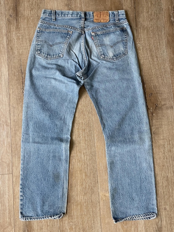 W30 L27 — vintage Levi's 501 Jeans Men — 1980s, #501 Rivet, Light