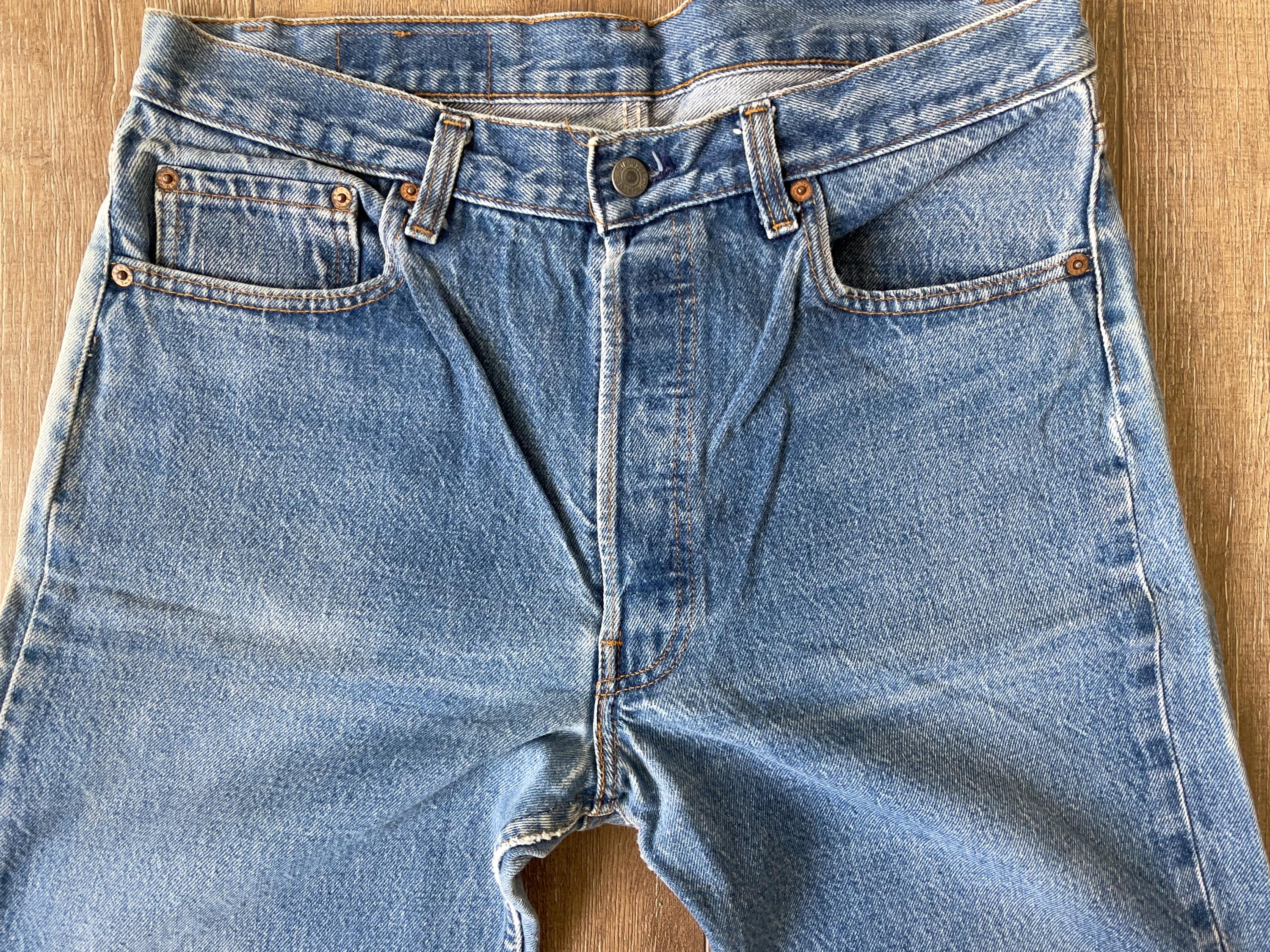 W33 L29.5 — vintage 80s Levi's 501 Jeans Men — #524 Rivets