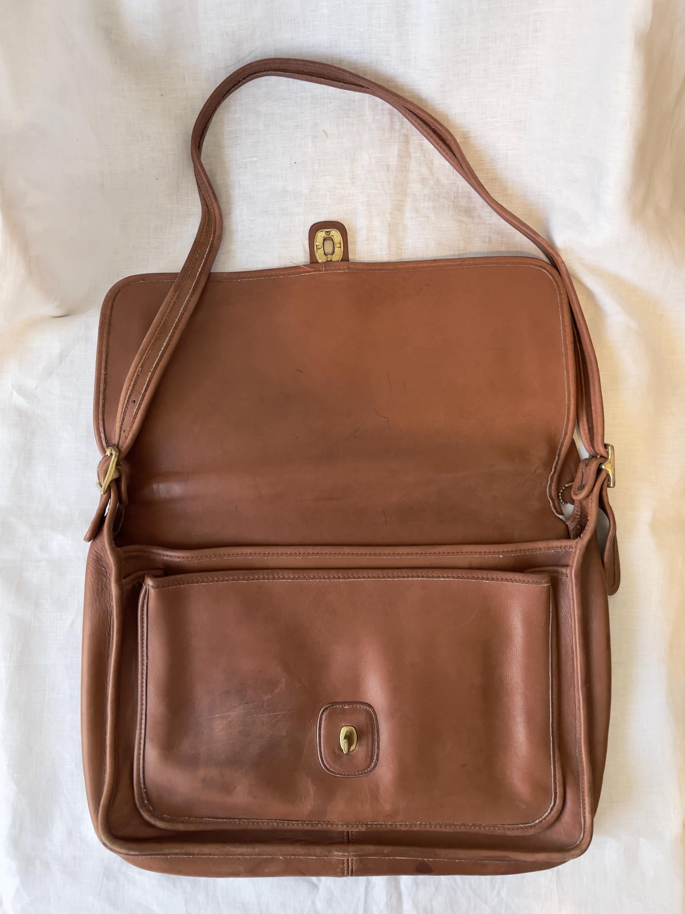 Vintage Coach Briefcase — B8C-5180, Glove Tanned Cowhide Leather