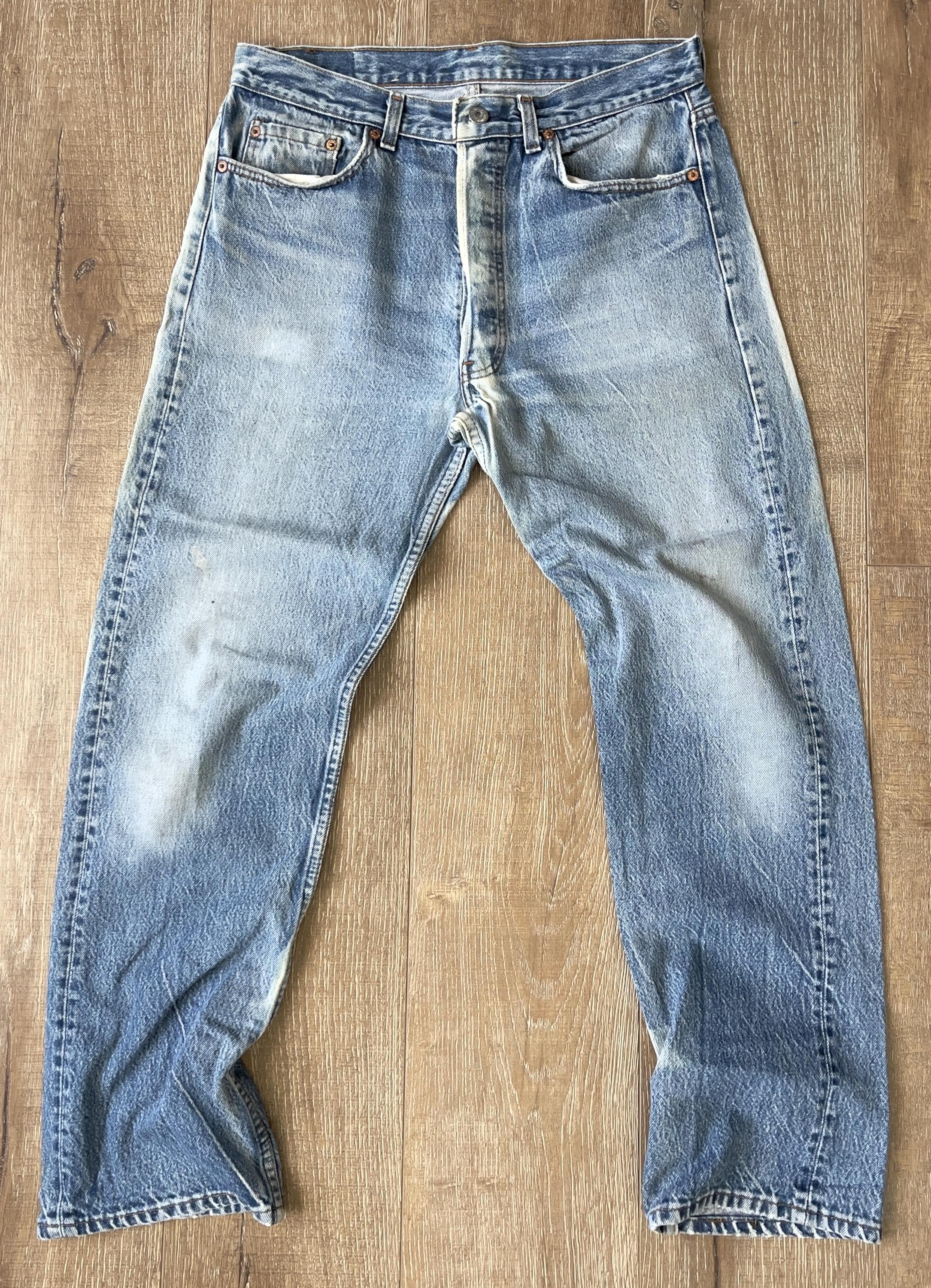 W32 L28.75 — vintage Levi's 501 Jeans — 1989, 0115, #546 Rivet