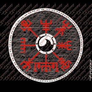 Viking Shield - Vegvísir-Digital Download