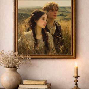 3 x Tess of the d'Urbervilles Digital Oil paintings of iconic scenes and characters | Instant download image 5