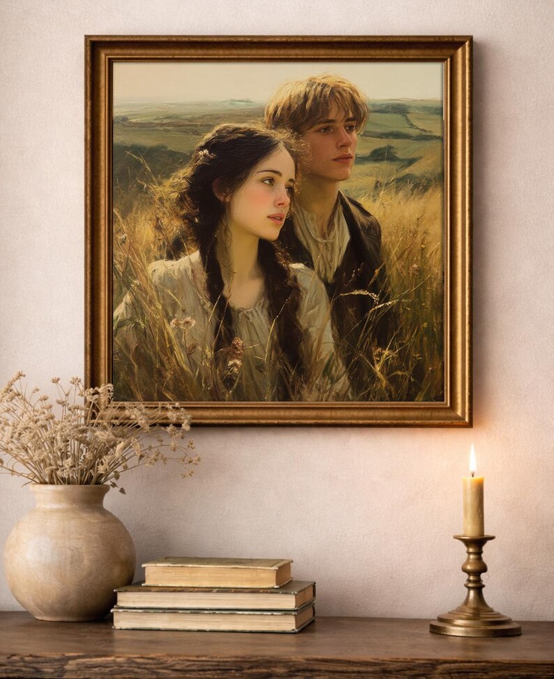 3 x Tess of the d'Urbervilles Digital Oil paintings of iconic scenes and characters | Instant download image 5