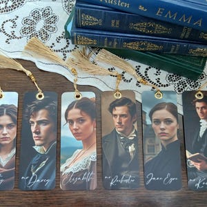 Literary Classics Bookmarks Set of 8 Iconic Characters