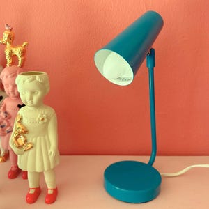 Vintage HEMA lamp | turquoise | 1980s