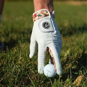Cowboy Golf Handschuh - Premium AAA Cabretta Leder, Golf Geschenk für Männer, Golf Ausrüstung, Herren Golf Zubehör, Golfhandschuh, Geburtstagsgeschenk