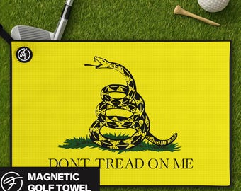 Toalla magnética de golf "No me pises" – Divertido regalo de golf para hombres, equipo de golf, accesorio de golf, toalla de golf divertida, accesorios para bolsas de golf