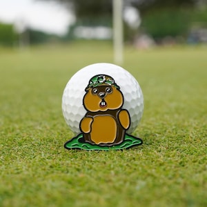 Caddy Shack Golf Ball Marker, Golf Ballmarks, Golf Gifted, Golfball marker, Men Golf Accessory, Golf Gift, Golf Bag Accessories