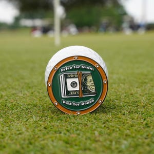 Drive For Show, Putt For Dough Golf Ball Marker, Golf Ballmarks, Golf Gifted, Golfball marker, Men Golf Accessory, Golf Gift