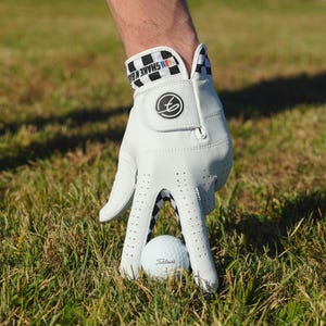 Shake N Bake Golf Handschuh - Premium AAA Cabretta Leder, Golf Geschenk für Männer, Golf Ausrüstung, Herren Golf Zubehör, Golfhandschuh, Geburtstagsgeschenk