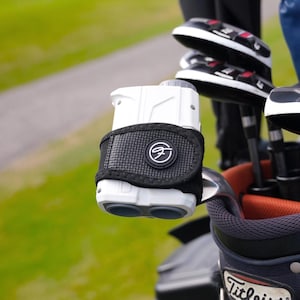 Magnetic Rangefinder Strap Black for Golf Carts - Golf Range Finder Strap, Magnetic Golf Strap, Golf Accessory, Golfer Gift, Golf Gear