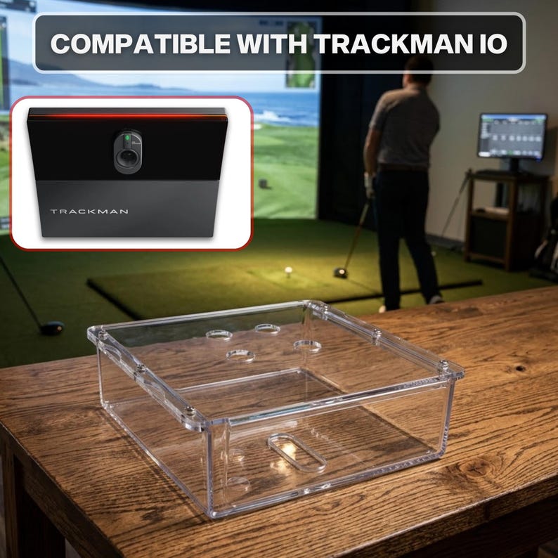 Trackman Io Acrylic Protective Mounting Case | Custom Fit Ceiling Mount ...
