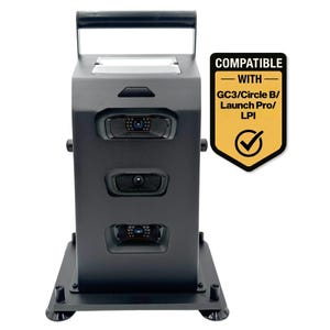 Foresight GC3 - Bushnell Launch Pro - Circle B - LPI - Launch Monitor Case Premium Metal With Handle - Simulator Protection - Shank Tank