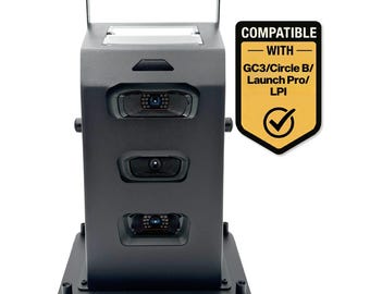 Foresight GC3 - Bushnell Launch Pro - Circle B - LPI - Launch Monitor Case Premium Metal With Handle -Simulator Protection - Shank Tank