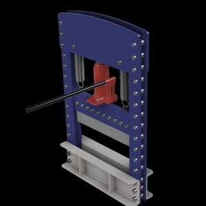 Prasa hydrauliczna 24 cale do pobrania w wersji cyfrowej dla wszystkich planów produkcji spawalniczej CNC DXF