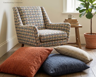 Contemporary Jacquard Upholstery Fabric, Coordinating Furniture Fabrics Collection, Textured Woven Fabric, 150cm / 59" Wide