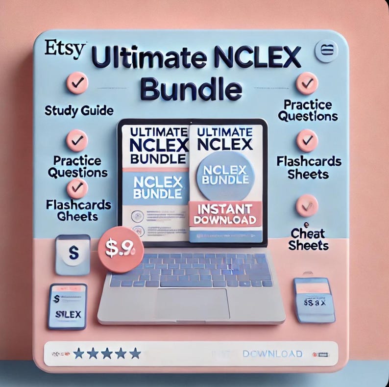 Ultimate NCLEX Bundle - Etsy