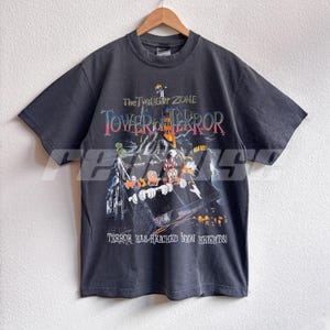 Vintage Turm des Schreckens Micky Tee: Disneyland T-Shirt