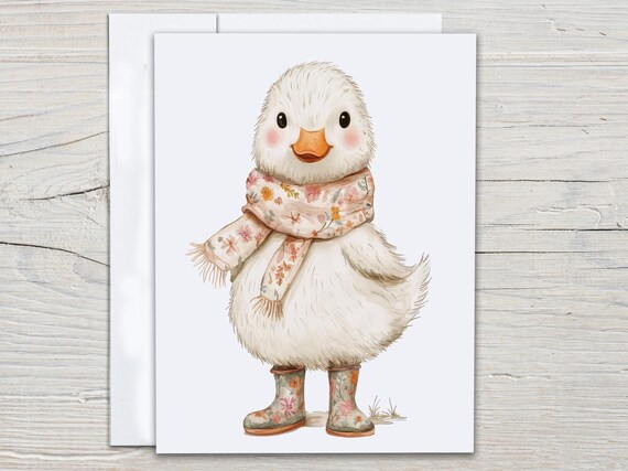 Goose Notecard Set, Thank You Cards, Greeting Cards, Birthday Card Pack, Everyday Card, Just Because, Snail Mail, Blank Notecards, EC20