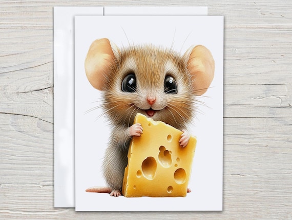 Cute Mouse Notecard Set, Correspondence Cards, Blank Notecards, All Occasion Cards, Everyday Card, Wildlife Cards, Thank You, EC219