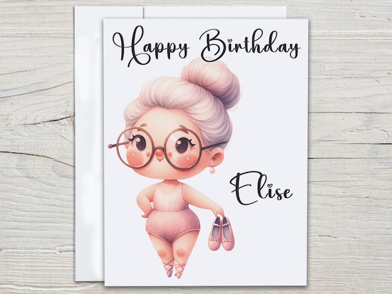 Personalized Granny Birthday Card, Funny Bday Card, Happy Bday Grandma, Nana Birthday Card, Wife Birthday Card, Gran Birthday Card, BC157