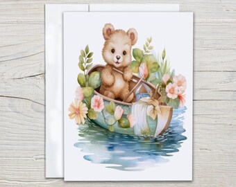 Bear Stationery Card Assortment, Thank You Card Pack, Greeting Cards Set, Birthday Card Pack, Snail Mail, Just Because, Everyday Card, EC127