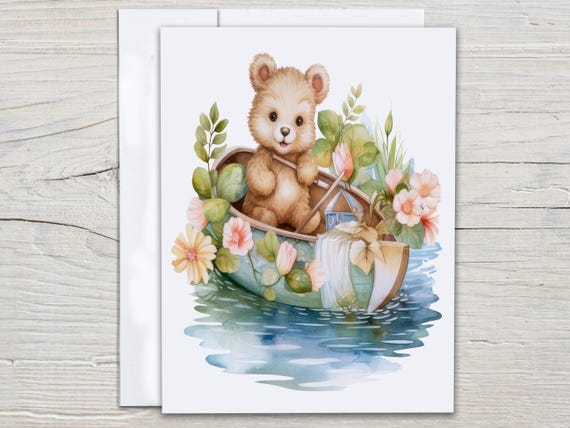Bear Stationery Card Assortment, Thank You Card Pack, Greeting Cards Set, Birthday Card Pack, Snail Mail, Just Because, Everyday Card, EC127