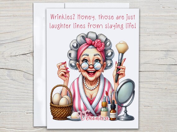 Personalized Snarky Birthday Card, Bestie Birthday Card, Funny Bday Card, Bday Card For Her, Adult Birthday Card, Rude Birthday Card, BC86