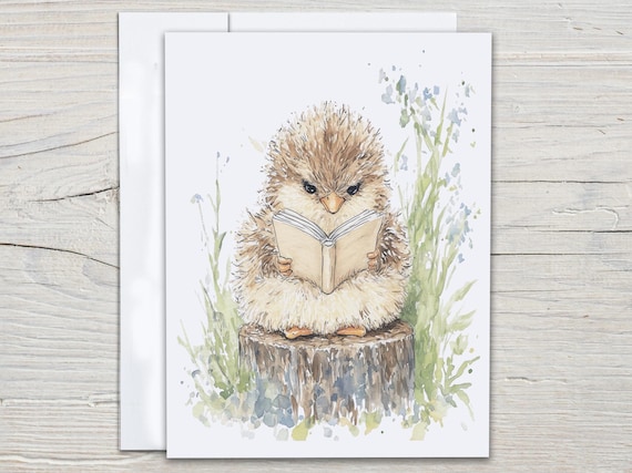 Cute Bird Notecard Set, Watercolor Bird Notecards, Everyday Card, Just Because Card, Blank Notecard, Cute Stationary, Birthday Pack, EC322