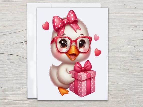 Cute Duck Notecard Set, All Occasion Card Pack, Just Because Note Cards, Everyday Card Pack, Kawaii Stationary, Birthday, Blank Card, EC105