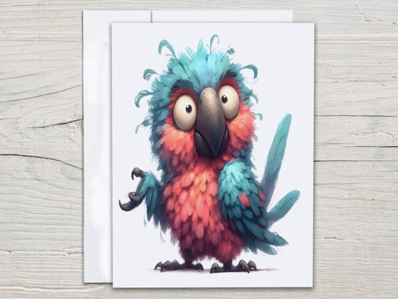 Cute Australian Bird Notecard Set, Correspondence, Thankyou Card, Everyday Card, Miss You, Snail Mail, Bday Card for Her, All Occasion,EC210
