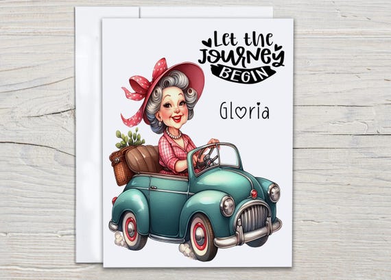 Personalized Retirement Card, Let the Journey Begin, Funny Retirement Card, Retirement Humor, Coworker, Work Colleague, Boss Retirement, RT4
