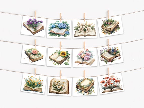 Assorted Card Set, Handmade Notecards, Wildflower Card, Watercolor Books, All Occasion Cards, Variety Pack, Card Assortment, Birthday, CS182