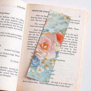 Cottagecore Bookmark - Handmade Floral Book Accessory, Botanical Print, Bookish Gift, BookTok Journal Decor, Romantasy Reader Gift
